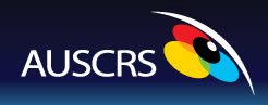 Blue logo of AUSCRS, Synapse's global network partner